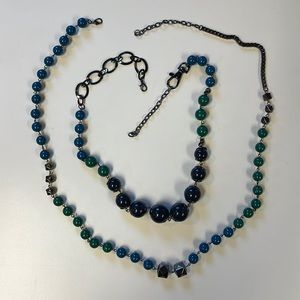 Versatile beaded statement necklace.